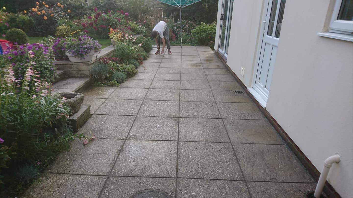 Wall and patio repointing D Sands